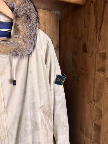 AW90/91 LUPO ICE JACKET CAMOUFLAGE COTTON RIPSTOP-ARMOR in Beige