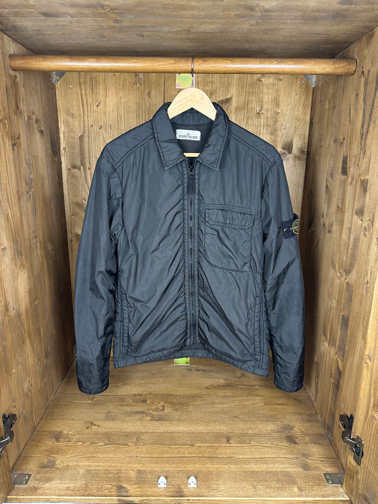 AW15 NYLON PADDED JACKET in Brown