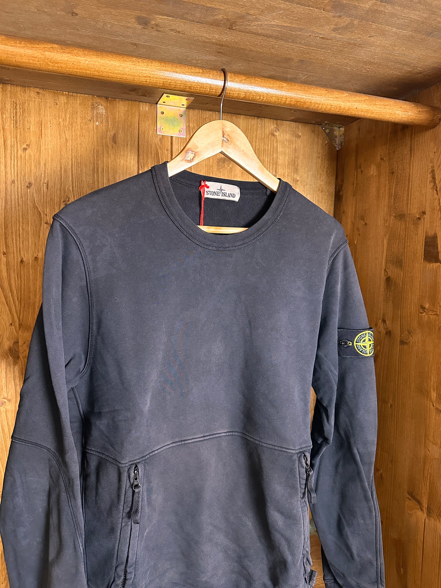 SS21 COTTON CREWNECK in Anthracite Grey