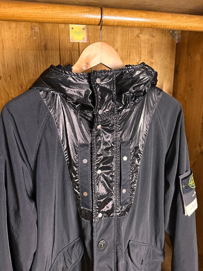 AW24 NYLON PANAMA WITH NEW SILK LIGHT in Deep Black