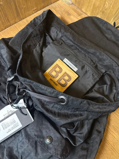 BLACK NYLON CP COMPANY RUCKSACK