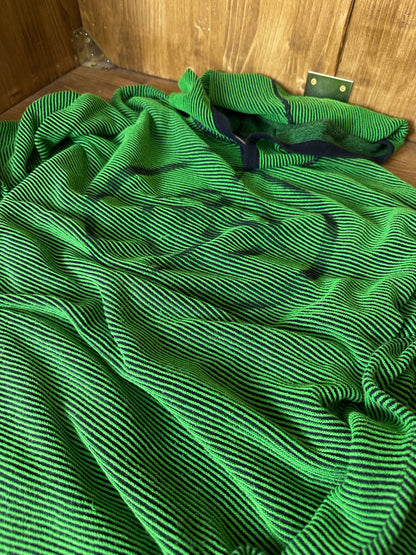 SS09 HOLOGRAPHIC HOODIE MESH in Neon Green