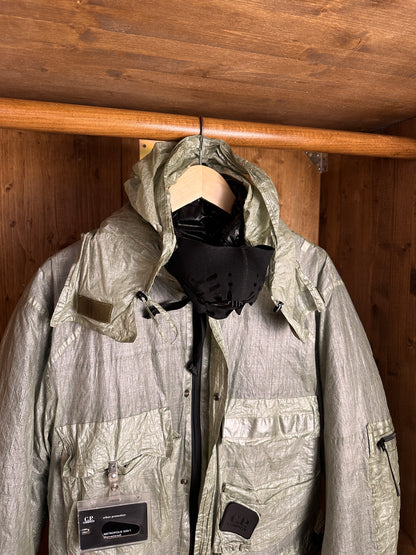 AW20 C.P. COMPANY METROPOLIS 020/1 DYNEEMA JACKET in White Aluminum