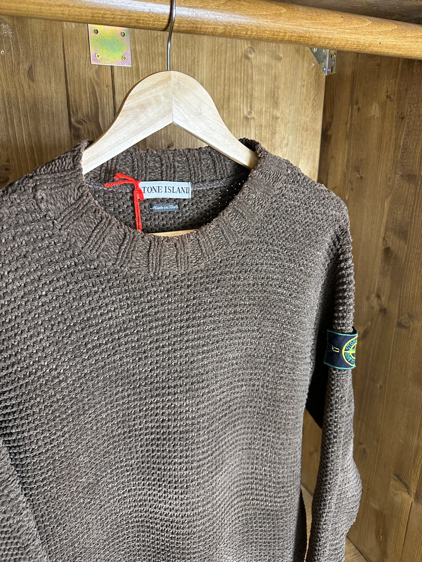 AW95 CHENILLE JUMPER in Oak Brown