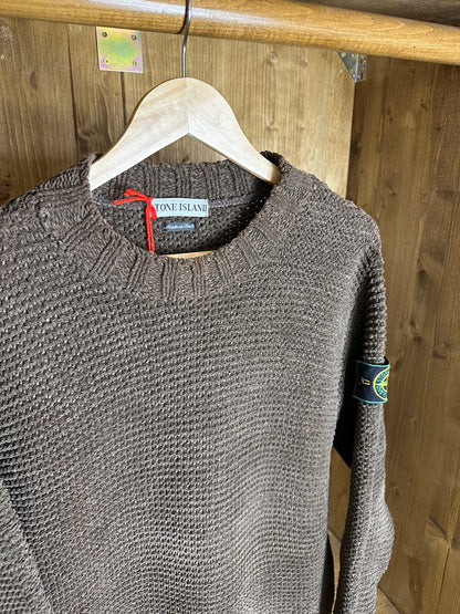 AW95 CHENILLE JUMPER in Oak Brown