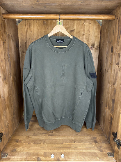 AW18 SHADOW PROJECT CREWNECK in Khaki