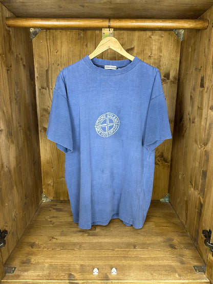 80s LOGO TEE in Purple