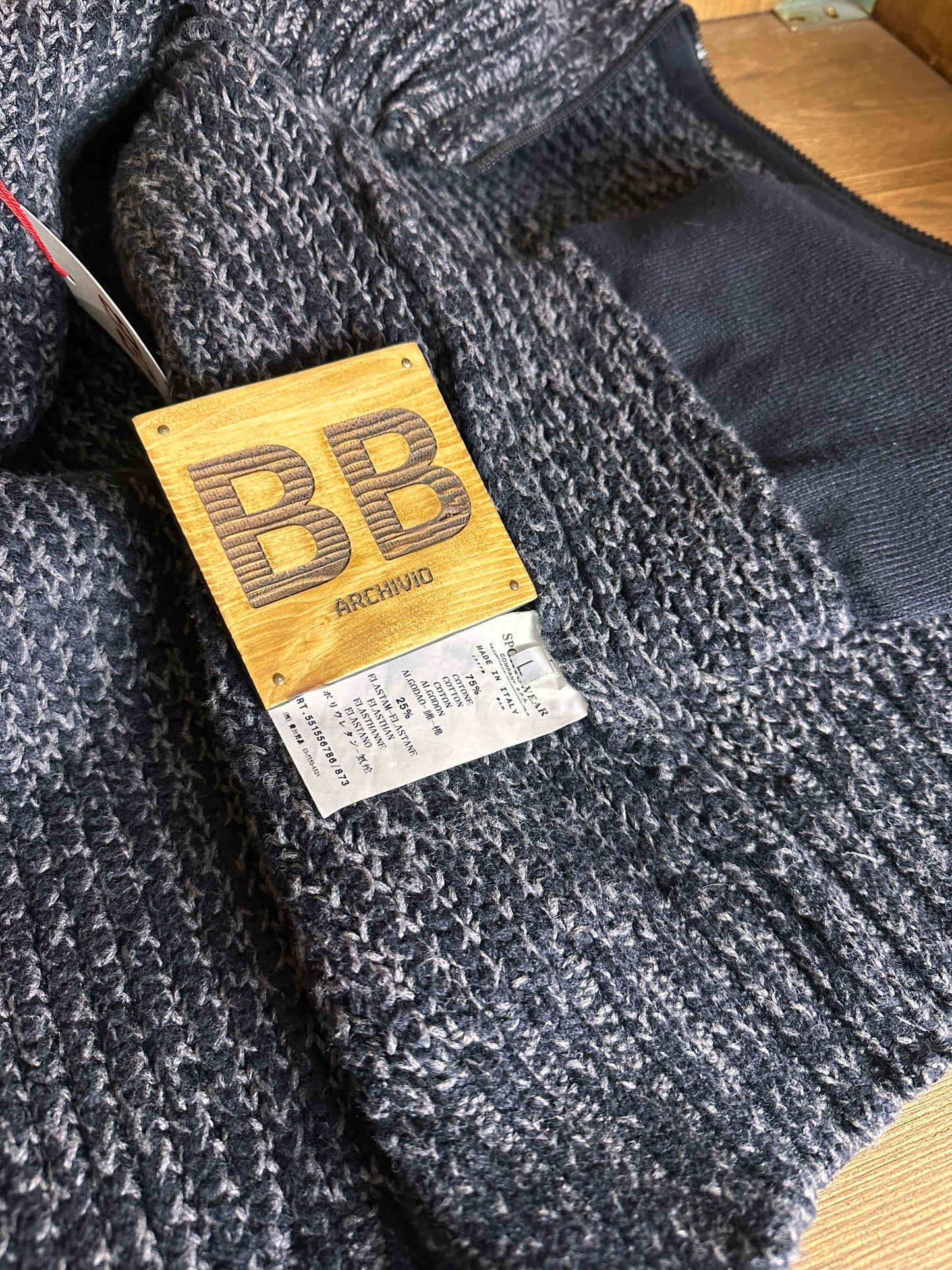 AW11 COTTON WINTER JACKET in Mixed Gray Shades