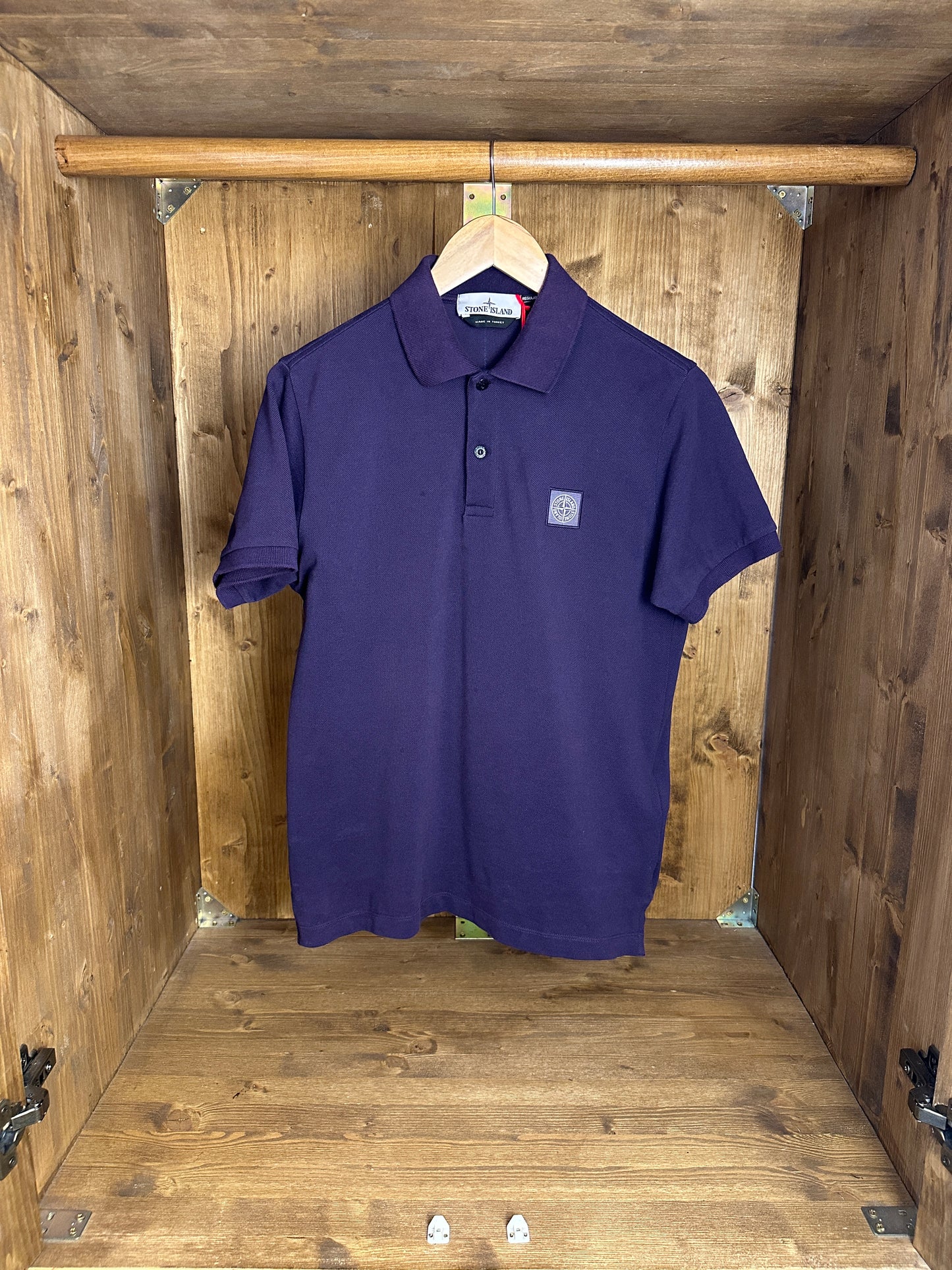 AW20s POLO ONE TONE in Ocean Blue