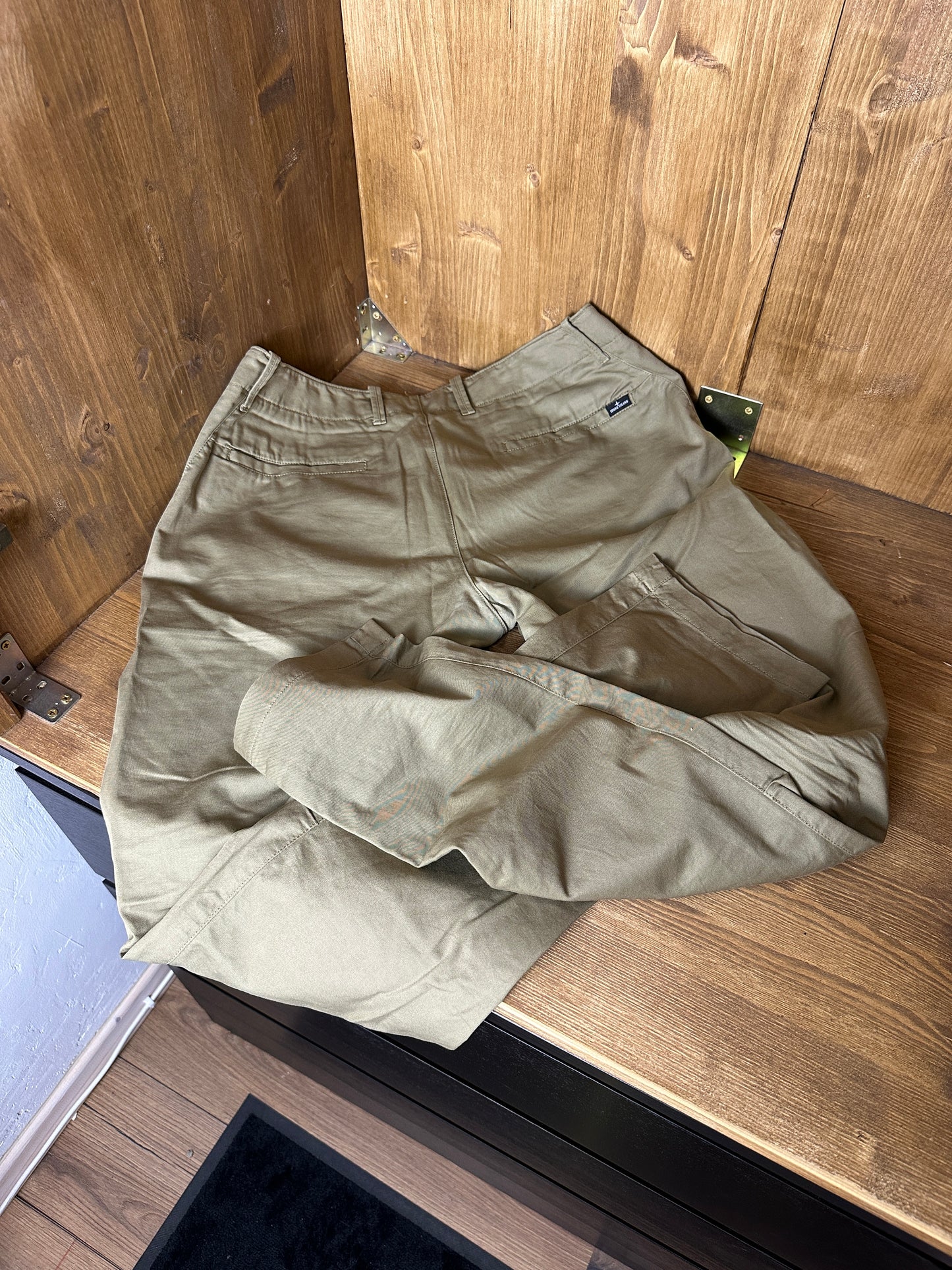 SS15 PLAIN COTTON JEANS in Yellow Grey