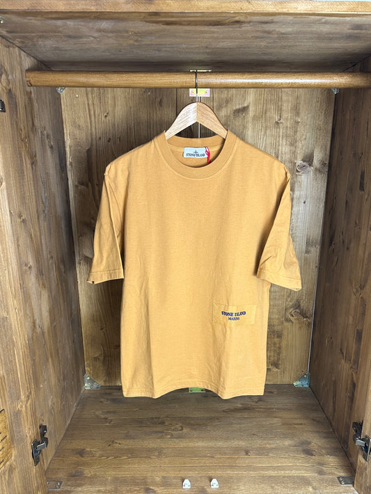 SS22 MARINA TEE in Yellow Ocre