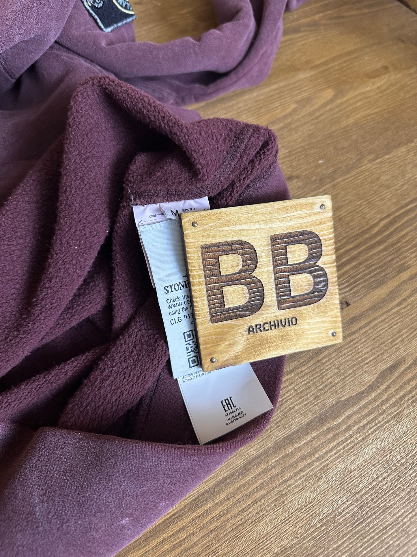 AW17 FROST CREWNECK in Burgundy