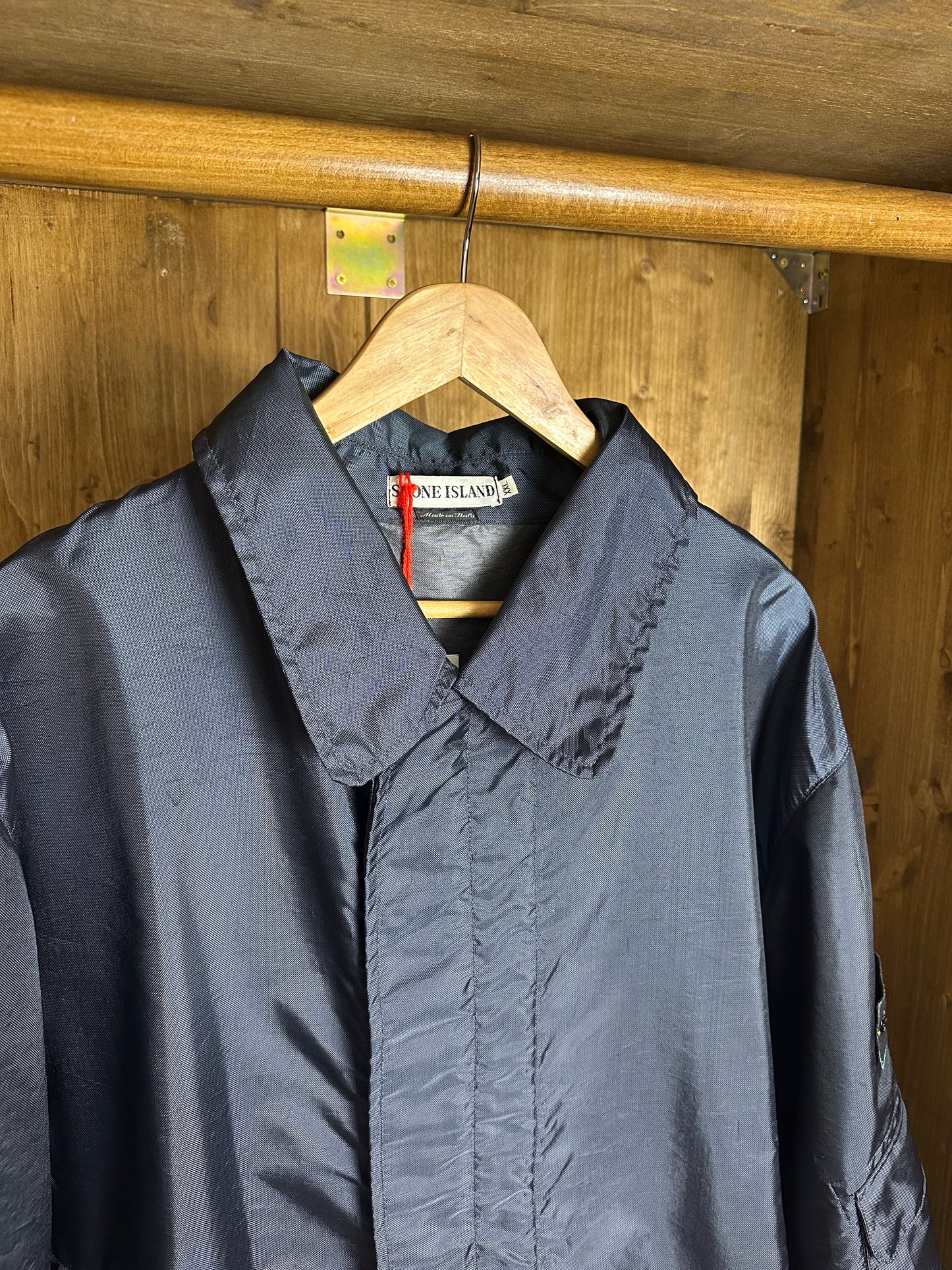 SS97  FORMULA STEEL TRENCH COAT  in Steel Blue