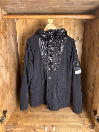 AW24 NYLON PANAMA WITH NEW SILK LIGHT in Deep Black