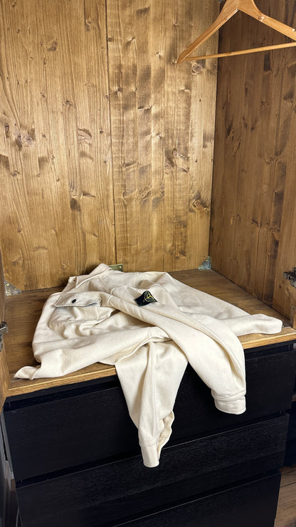 AW96 WOOL OVERSHIRT in Beige