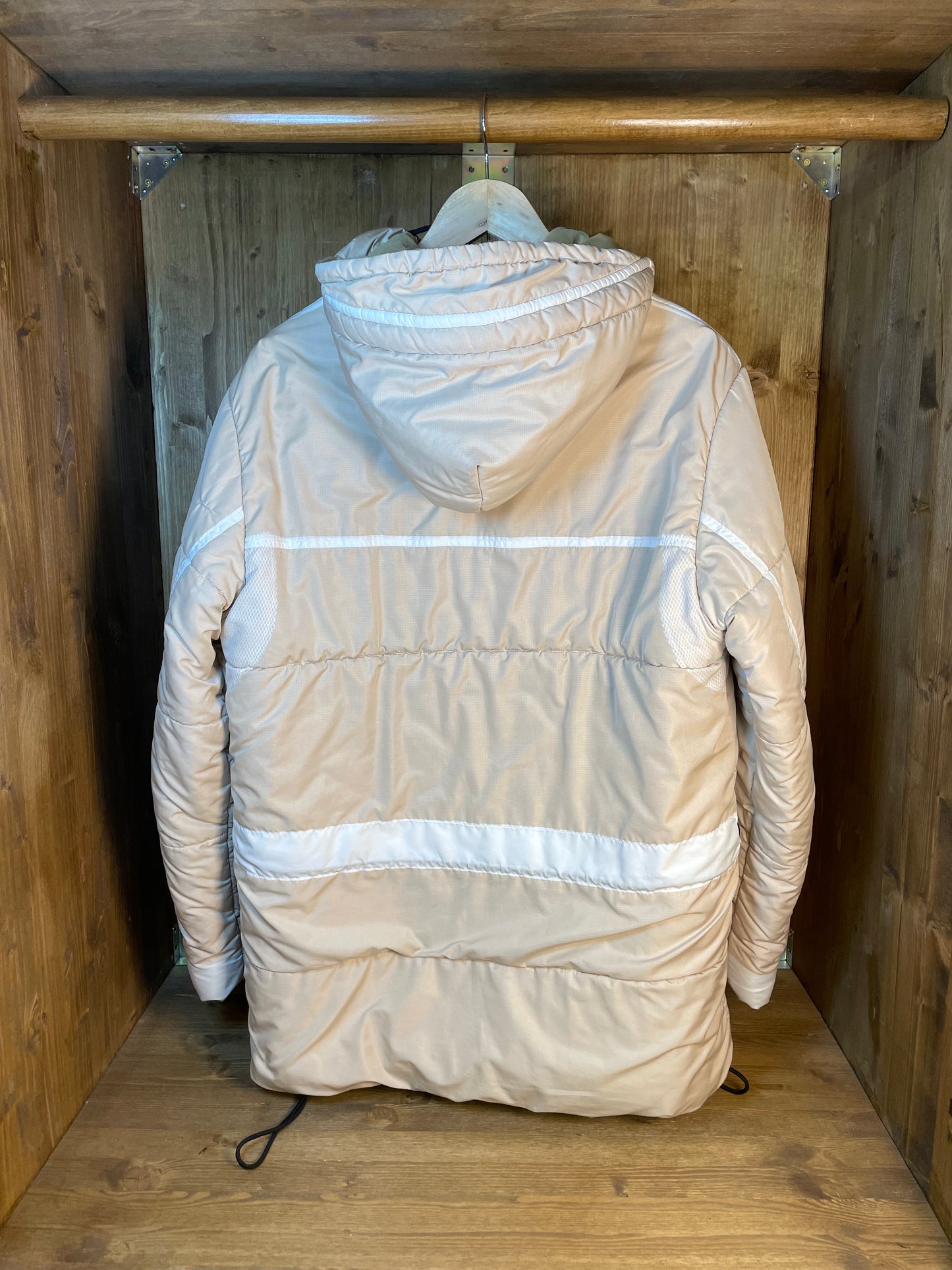 Ripstop peach parka jacket