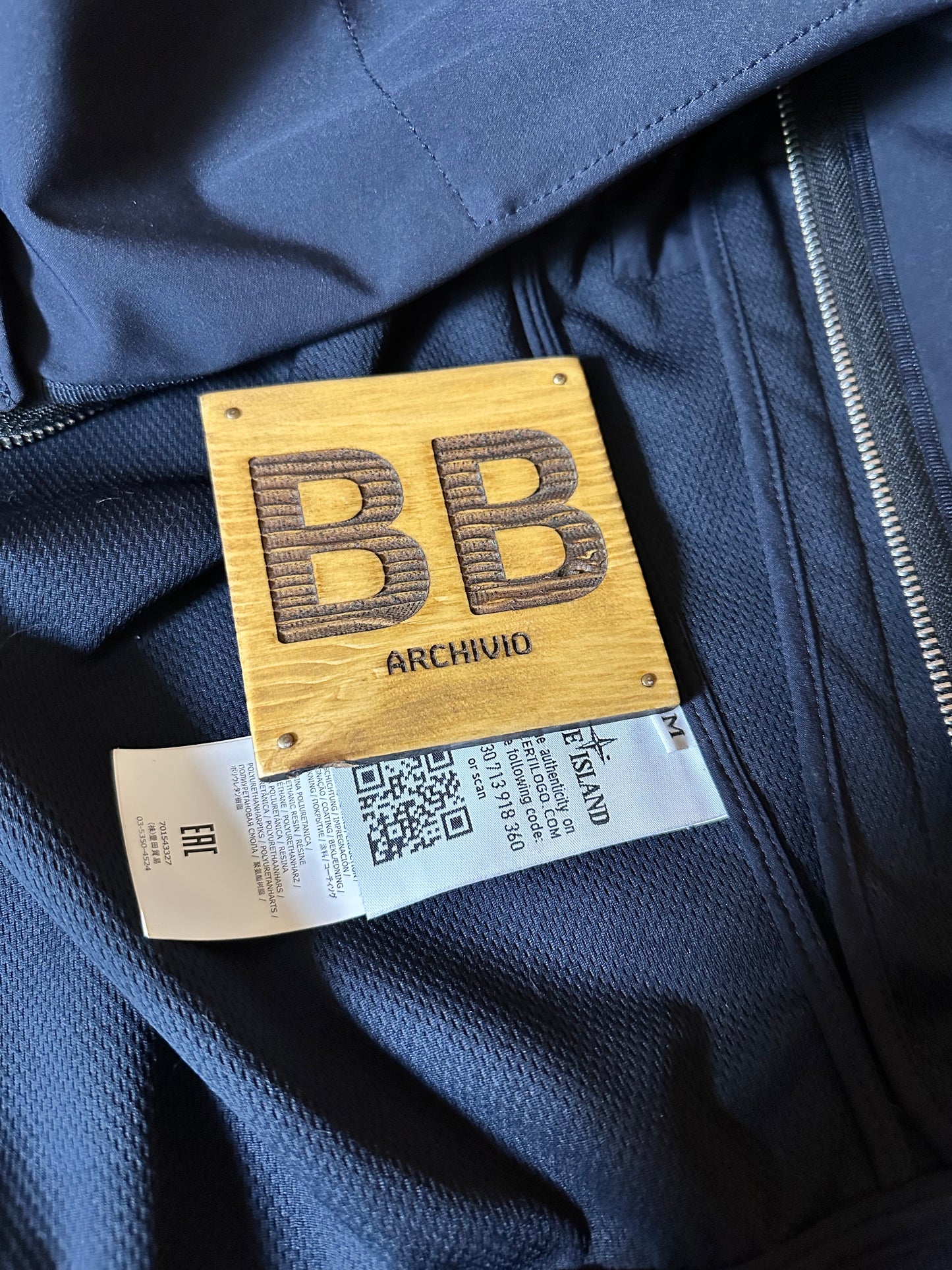 LIGHT SOFT SHELL-R in navy blu