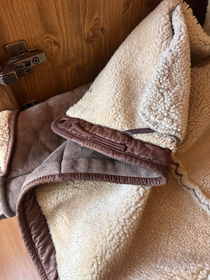 AW88 SHEEPSKIN PARKA in Brown