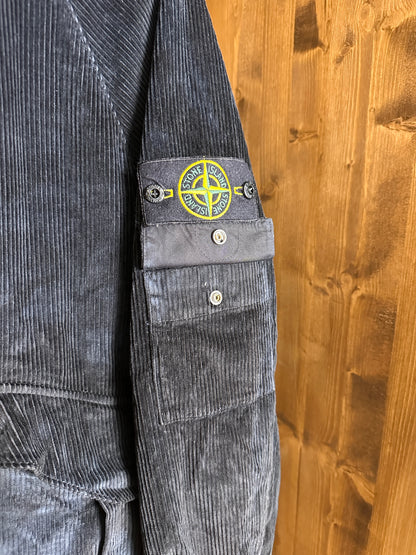 AW20 FROST CORDUROY Supreme X Stone Island sample piece in Jet Black