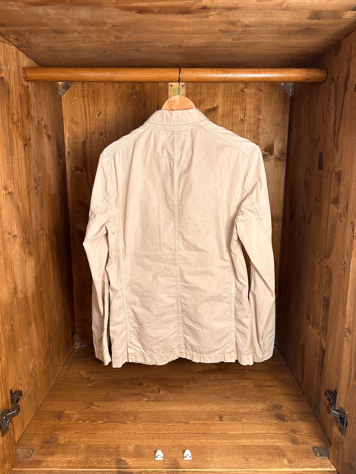 SS14 BRUSHED CANVAS in Oyster White
