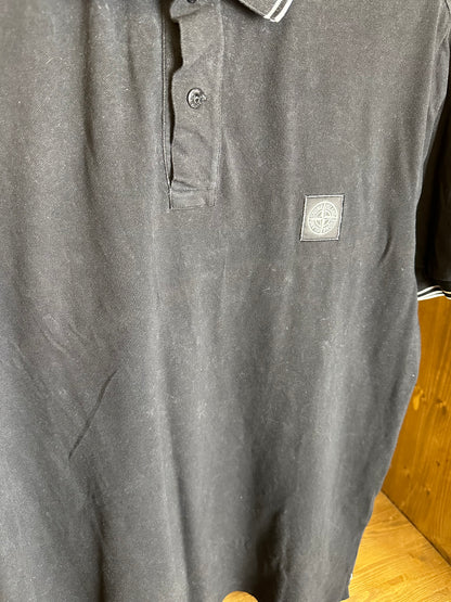 SS19 POLO SQUARE BADGE in faded black