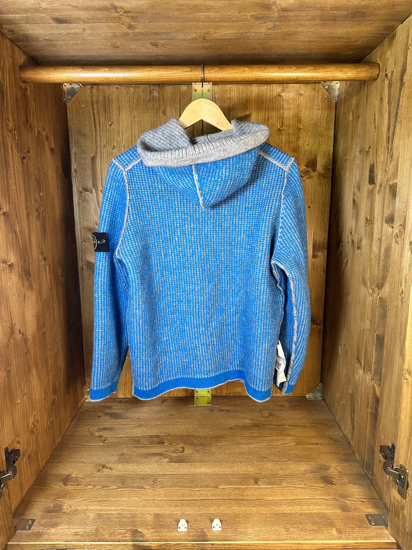 DOUBLE FACE JUMPER GREY+SKY