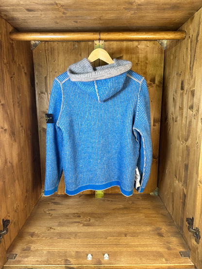 DOUBLE FACE JUMPER GREY+SKY