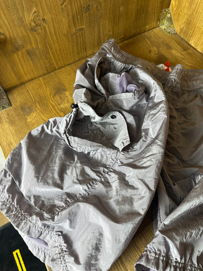 SS18 NYLON METAL SHORTS in Space Grey