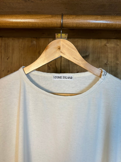 WHITE COTTON SWEATSHIRT