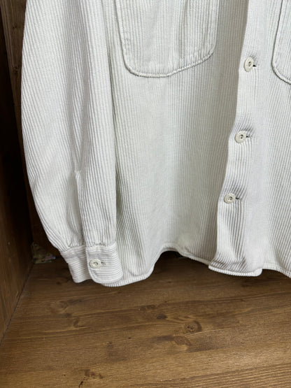 AW94 CORDUROY OVERSHIRT in Cream White