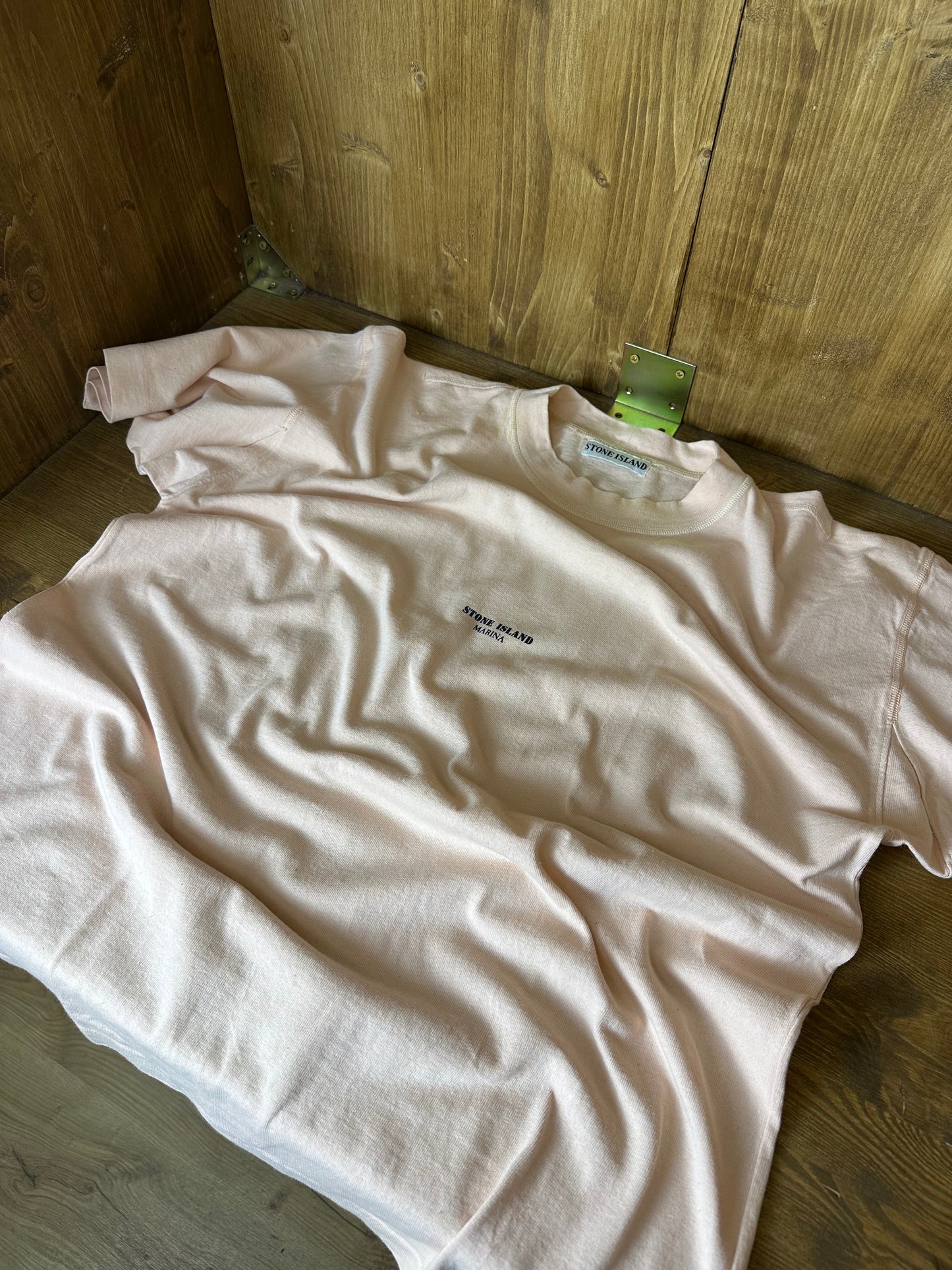 SS80s MARINA TEE in Salmon Pink