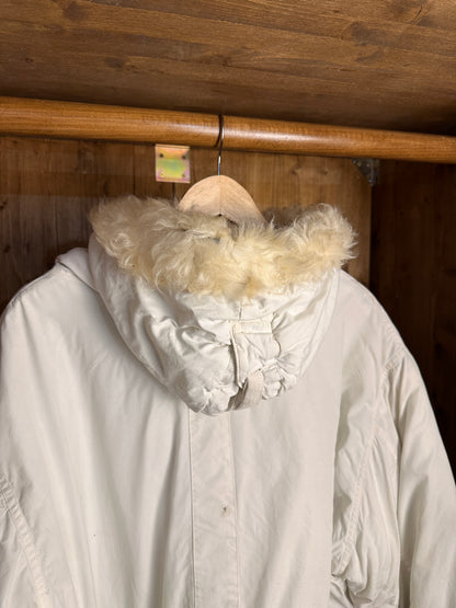 AW84 JOCK COUNTRY QUILTED JACKET in Pure White & Light Green