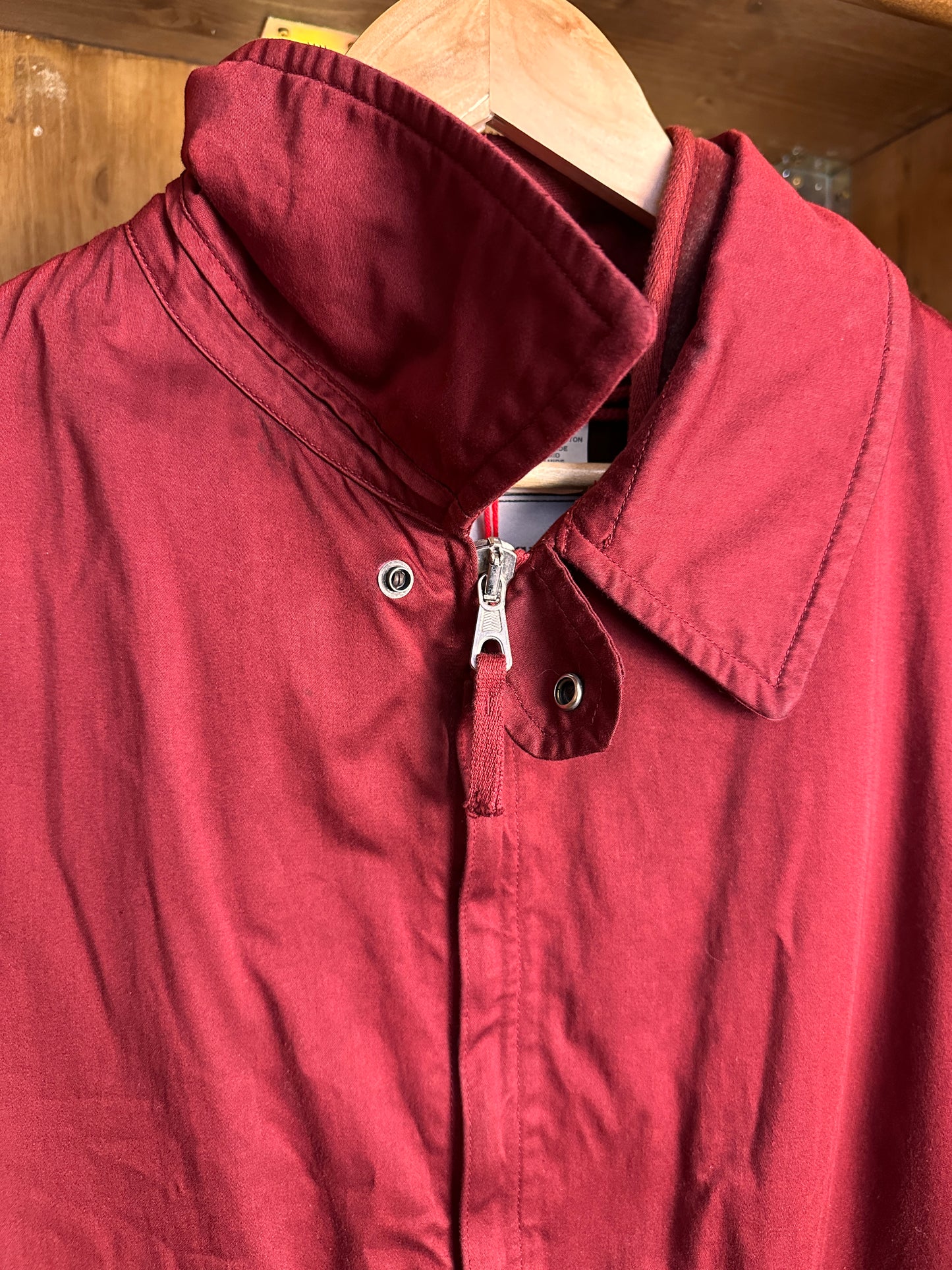 AW92 RASO GOMMATO VELVET LINER in Wine Red