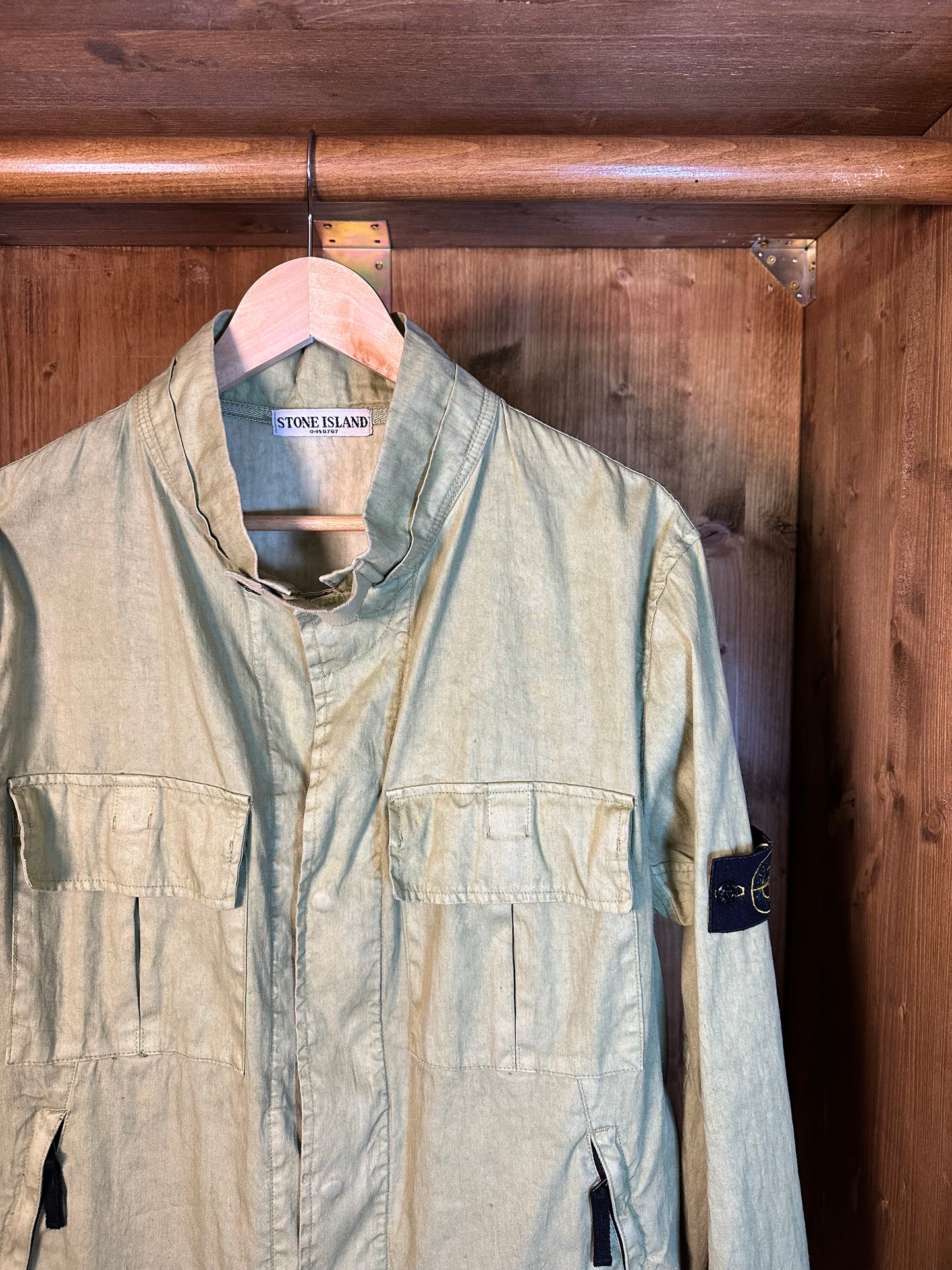 SS05 LINO RESINATO BEIGE MULTI-POCKET