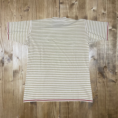 Green striped tee