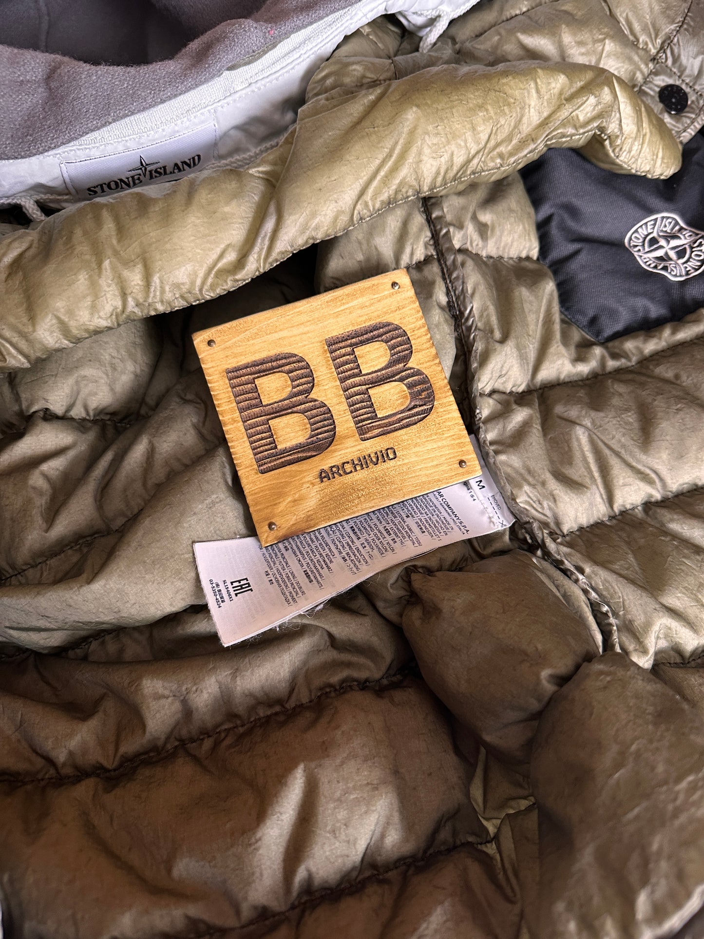 AW15 DAVID TC WITH DETACHABLE DOWN INNER in White