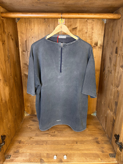 SS80s MARINA SPELLOUT JUMPER in Faded Dark Grey