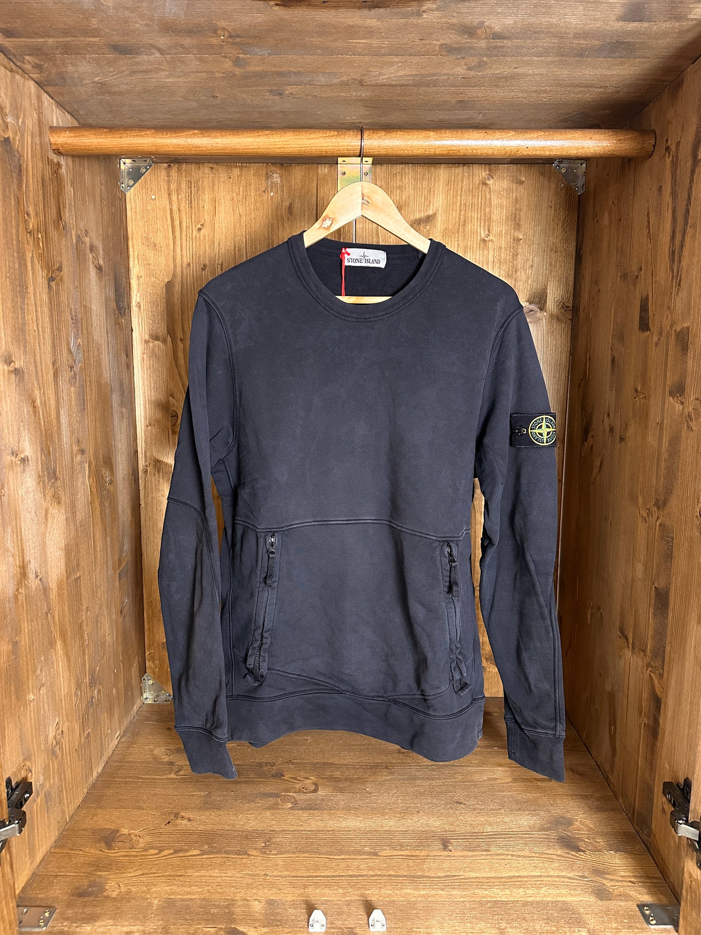 SS21 COTTON CREWNECK in Anthracite Grey