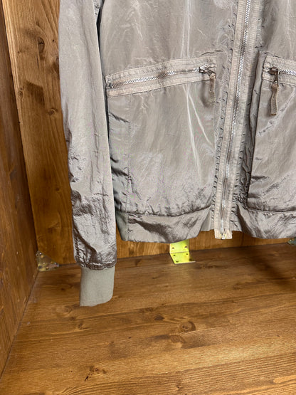 SS08 NYLON METAL FLIGTH BOMBER from Archivio in Space Grey