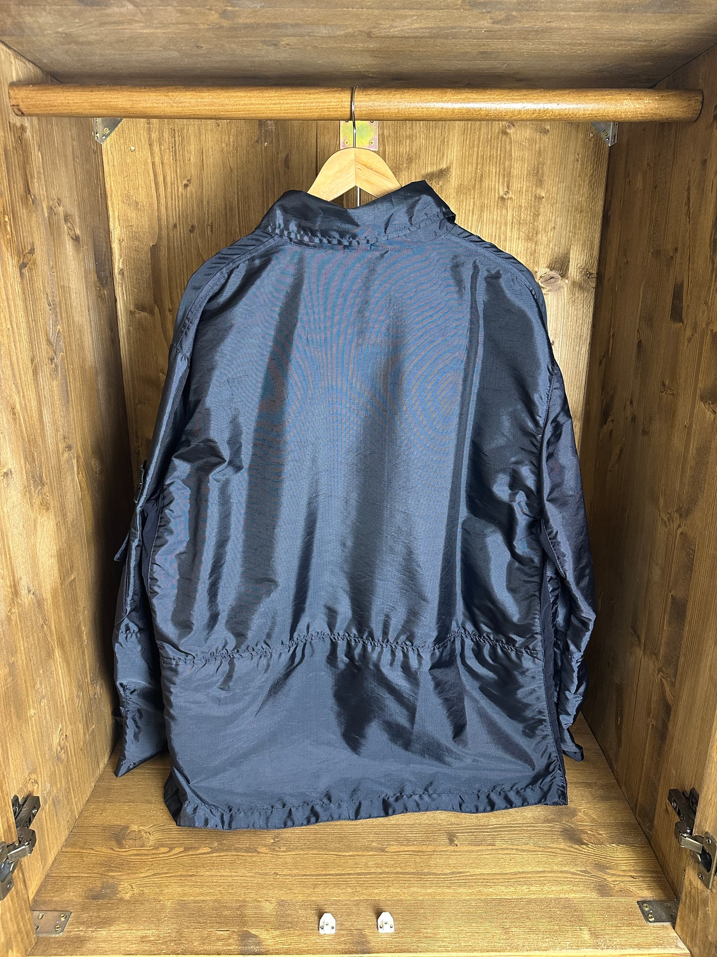 SS97  FORMULA STEEL TRENCH COAT  in Steel Blue