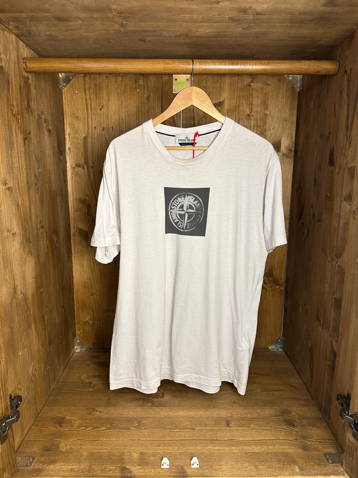 SS23 LOGO TEE in White & Grey