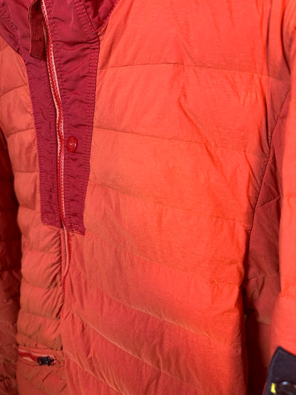 LOOM WOVEN DOWN CHAMBERS STRETCH NYLON-TC in bright orange