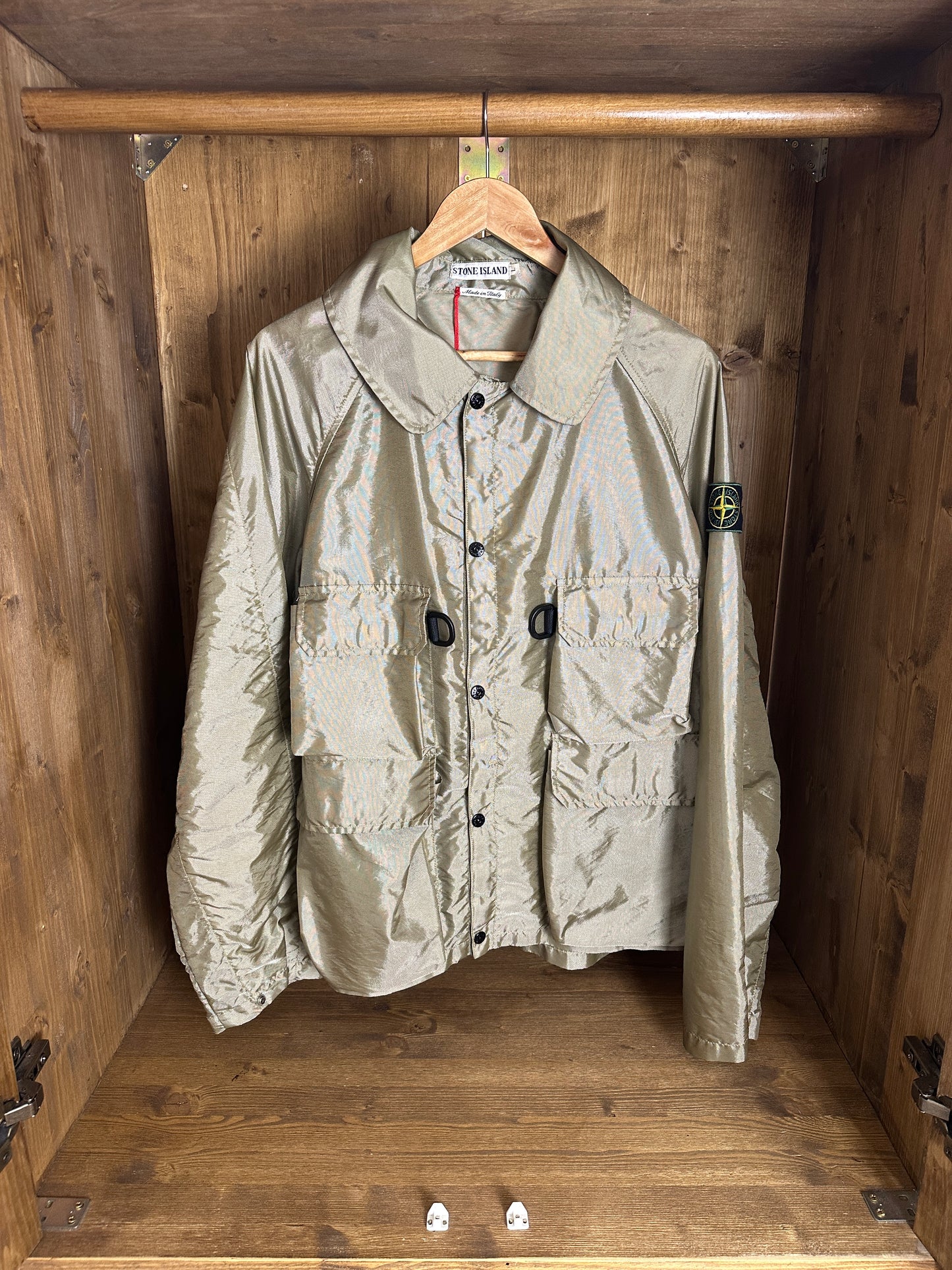 SS95 FORMULA STEEL D-RING in Pearl Beige from Archivio