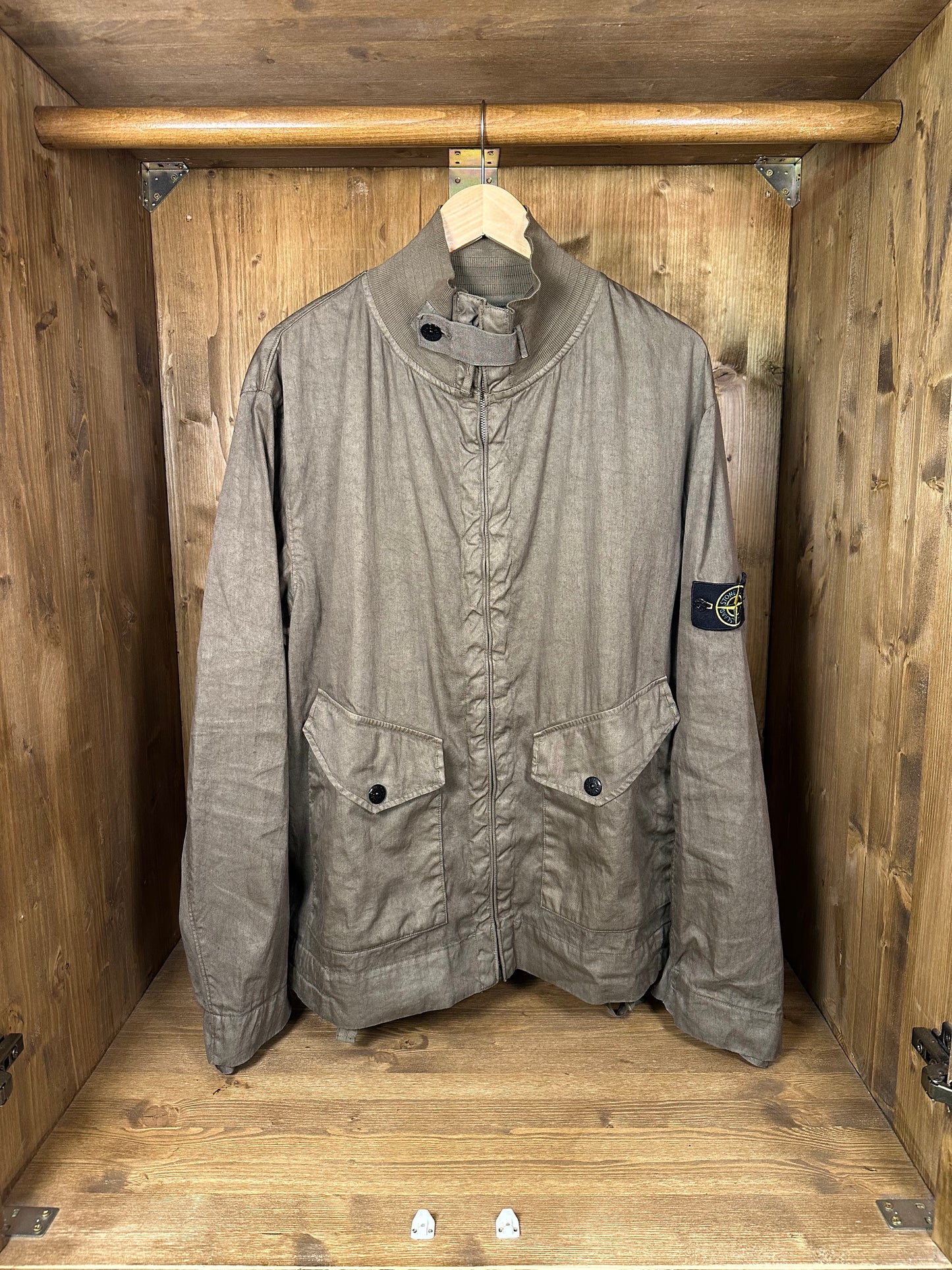 SS04 BROWN WOOD LINO FLAX