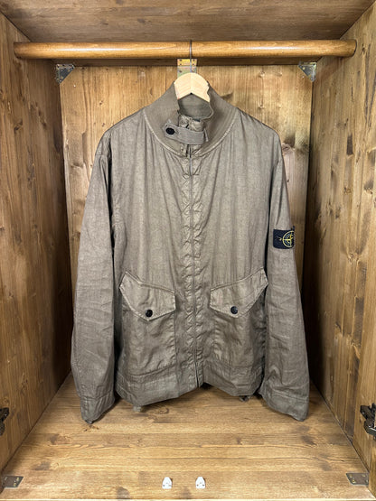 SS04 BROWN WOOD LINO FLAX