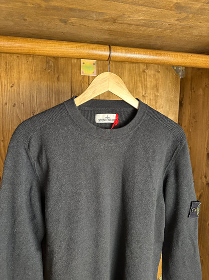 AW19 WOOL JUMPER in Graphite Black