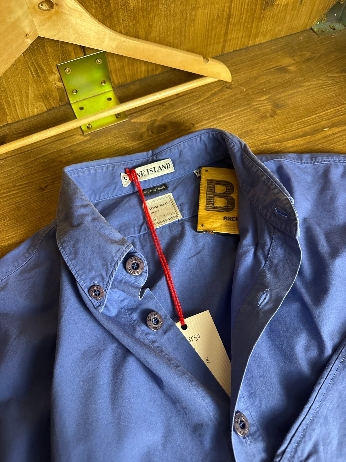 SS97 ONE TONE SHIRT in Brillant Blue