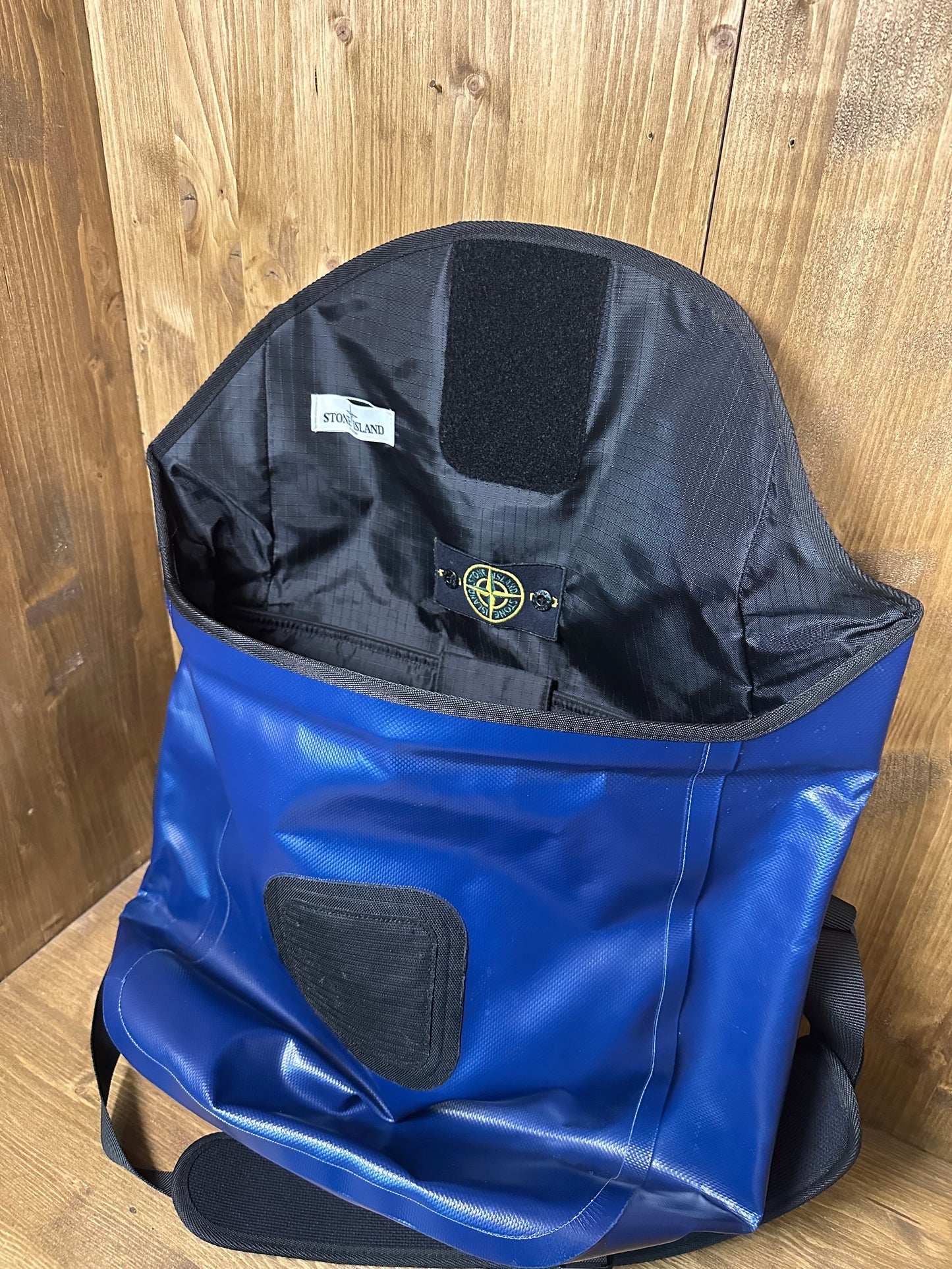BLU PVC ORTLIEB REFLECTIVE LOGO DUFFLE BAG