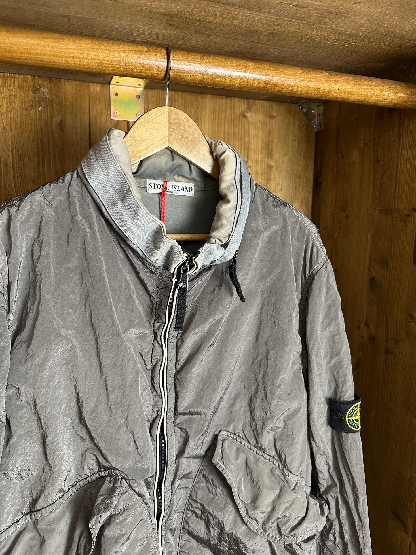 SS07 NYLON METAL in Pearl dark Grey