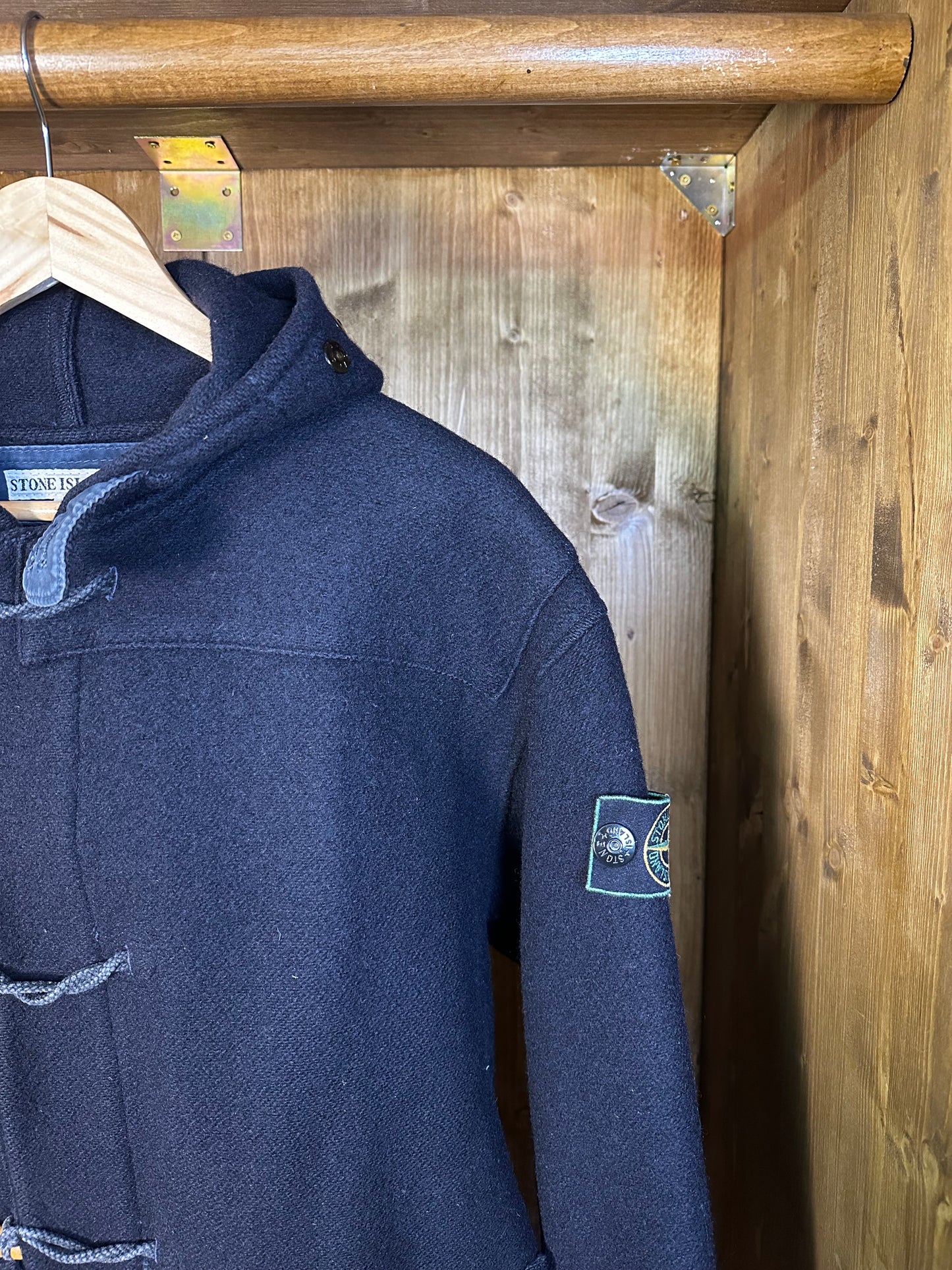 AW1988 BLUE AND WHITE WOOL MONTGOMERY